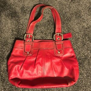 Coach vintage red bag